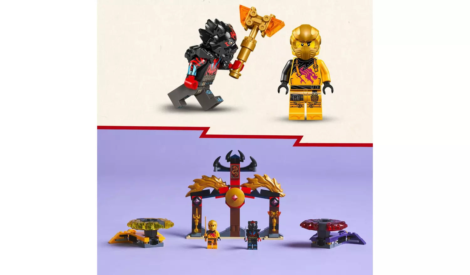 LEGO NINJAGO Dragon Spinjitzu Battle Pack Building Toy Set | Ages 6+ | Model 71826 | New LEGO