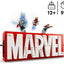 LEGO Marvel MARVEL Logo & Minifigures Building Toy Set | Ages 12+ | Model 76313 | New LEGO