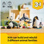 LEGO Creator 3in1 Wild Animals: Panda Family Toy Set | Ages 8+ | Model 31165 | New LEGO