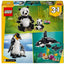 LEGO Creator 3in1 Wild Animals: Panda Family Toy Set | Ages 8+ | Model 31165 | New LEGO