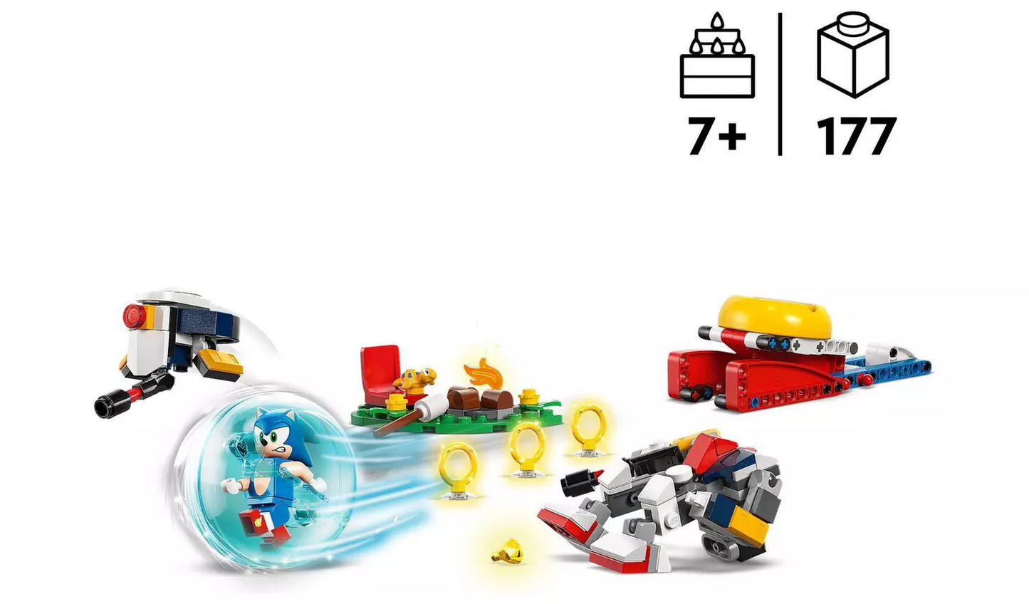 LEGO Sonic the Hedgehog: Sonic’s Campfire Clash Set | Ages 7+ | Model 77001 | New LEGO