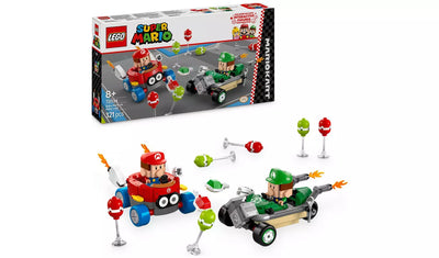LEGO Super Mario Kart Baby Mario vs. Baby Luigi Toy Playset | Ages 8+ | Model 72034 | New LEGO