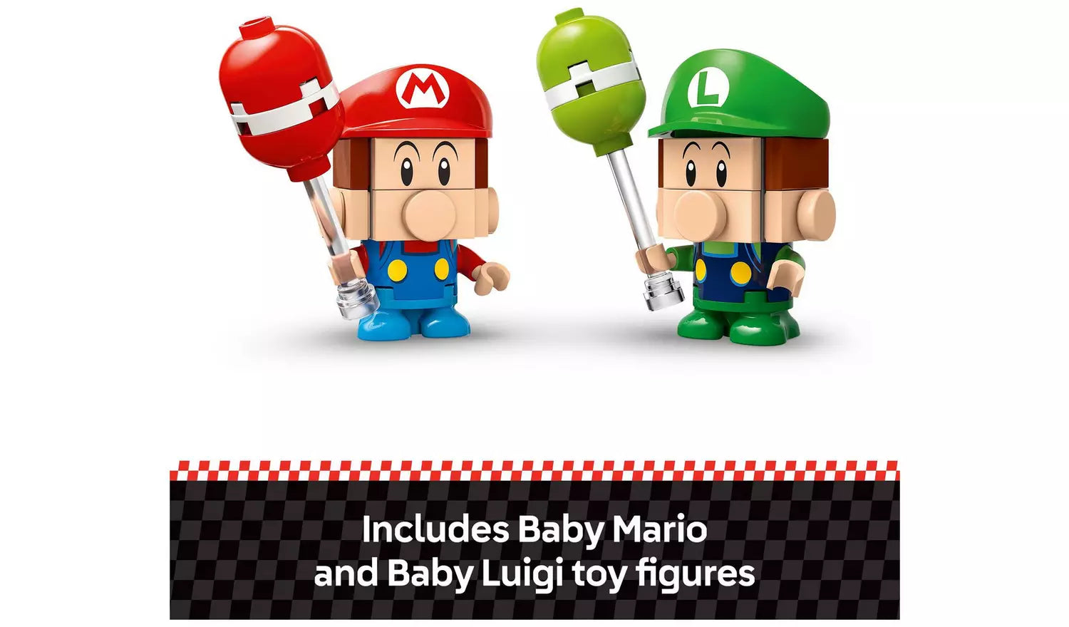 LEGO Super Mario Kart Baby Mario vs. Baby Luigi Toy Playset | Ages 8+ | Model 72034 | New LEGO