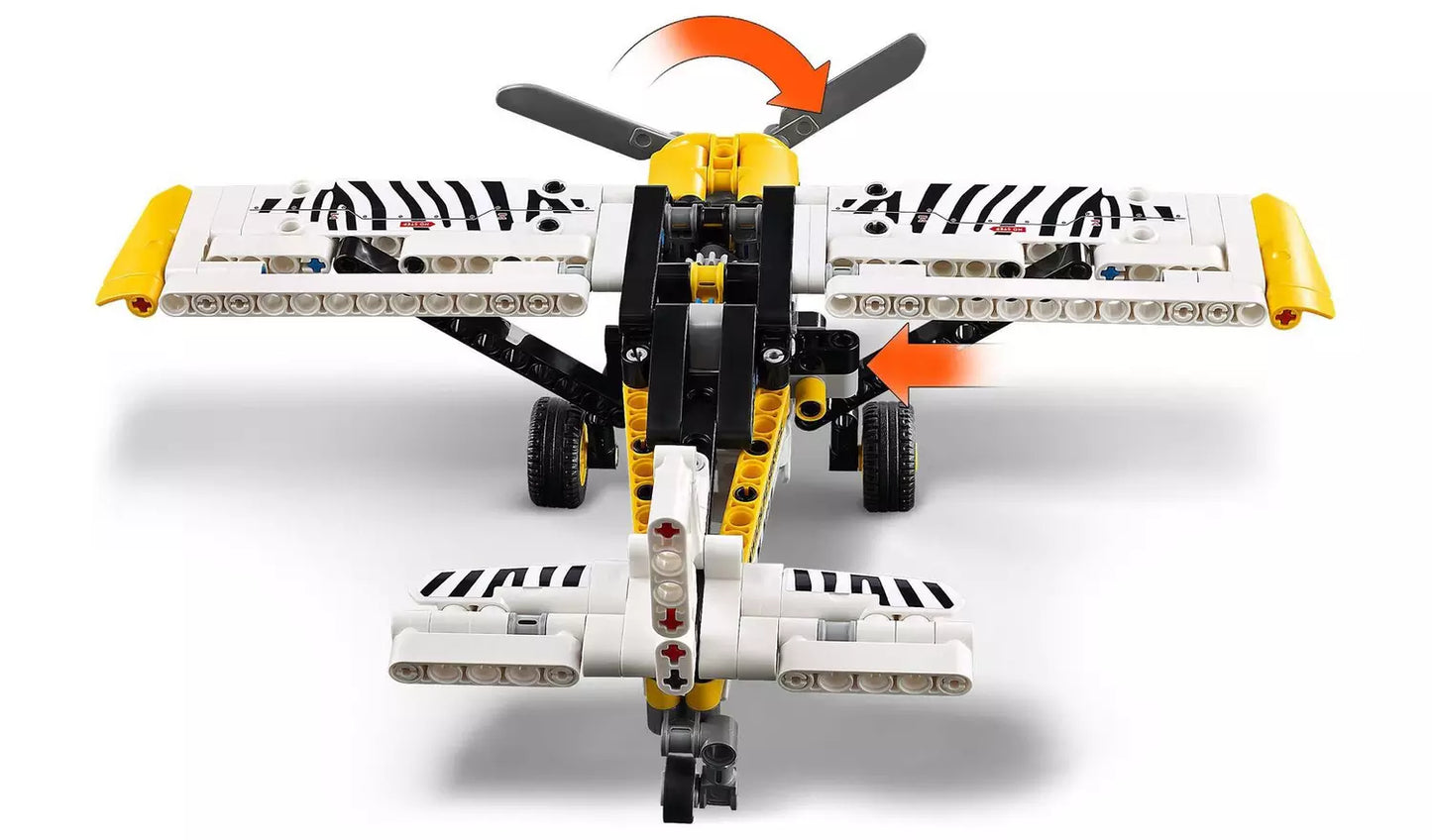 LEGO Technic Bush Plane Construction Toy Set | Ages 8+ | Model 42198 | New LEGO