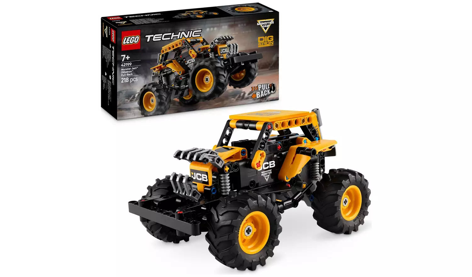 LEGO Technic Monster Jam DIGatron Pull-Back Truck Toy | Ages 7+ | Model 42199 | New LEGO