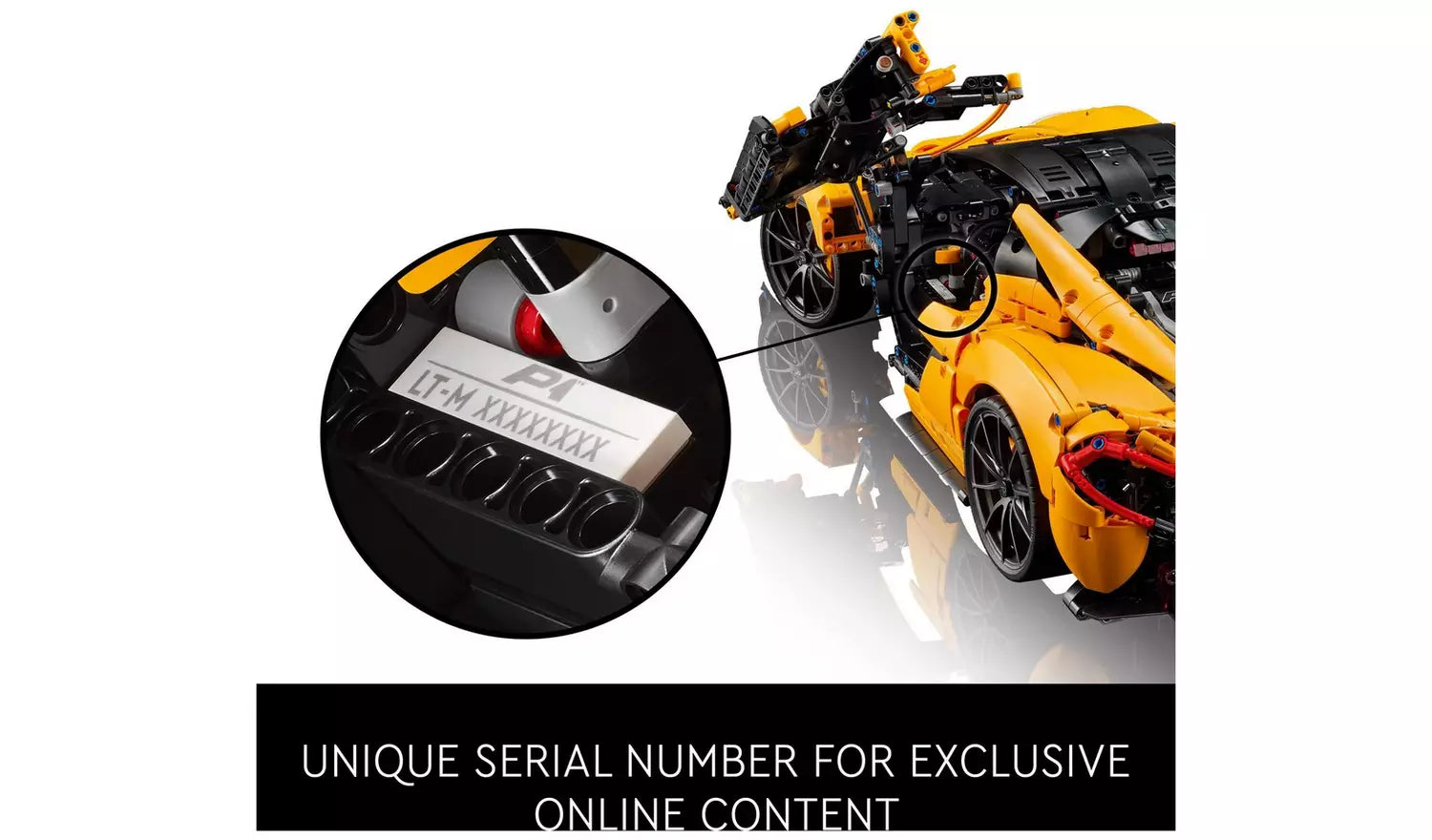 LEGO Technic McLaren P1 Model Car Set for Adults | Ages 18+ | Model 42172 | 1:8 Scale Hypercar Display Build | NEW LEGO