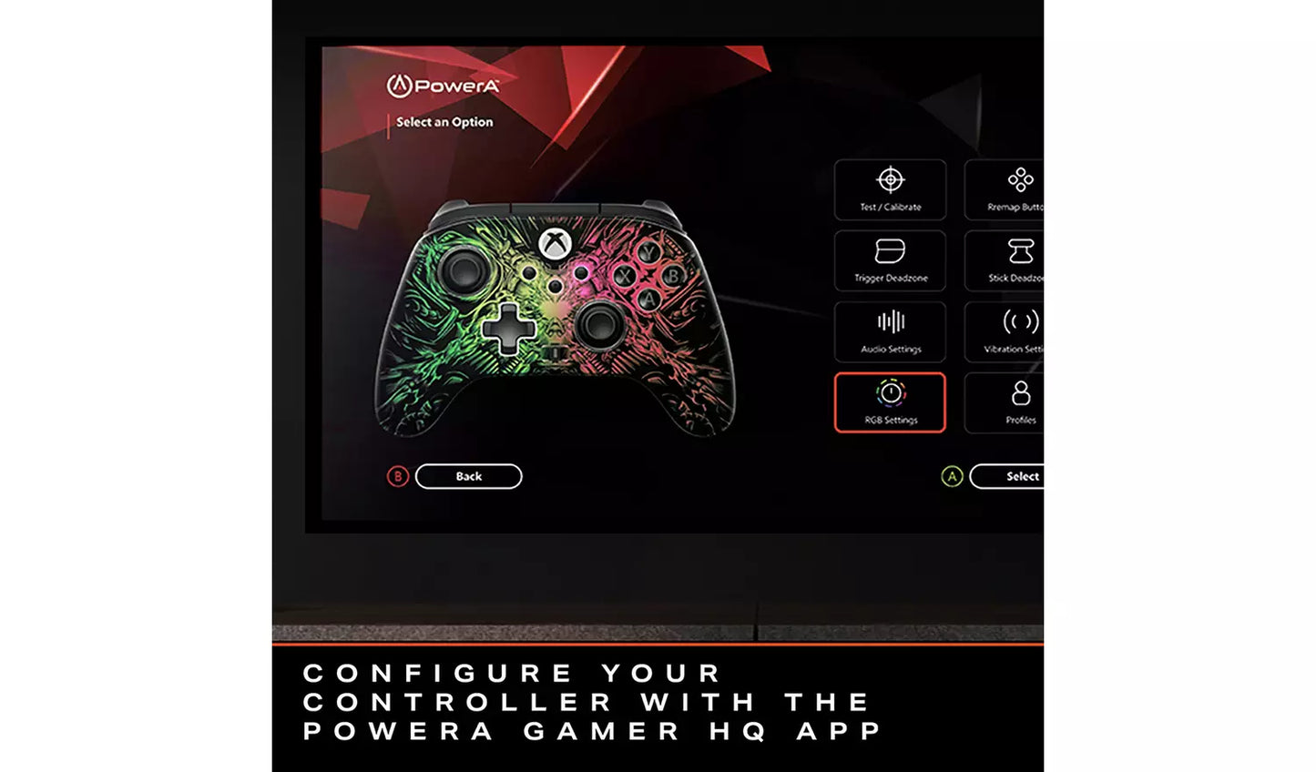PowerA FUSION Pro Xbox & PC Wireless Controller – RGB | Customizable LED, Pro-Level Gaming (New) Xbox