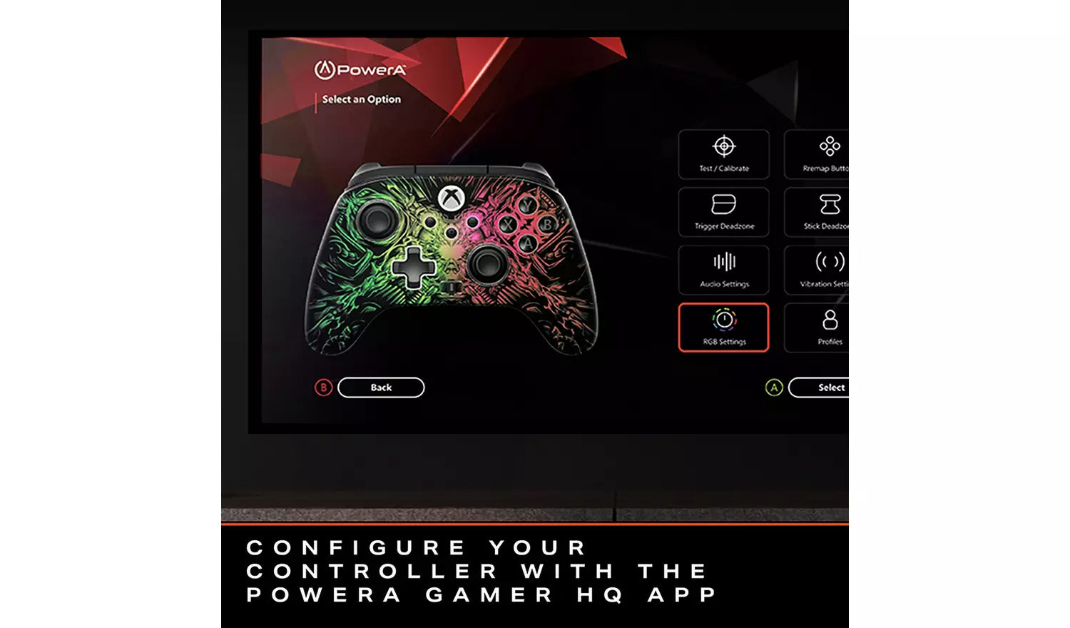 PowerA FUSION Pro Xbox & PC Wireless Controller – RGB | Customizable LED, Pro-Level Gaming (New) Xbox
