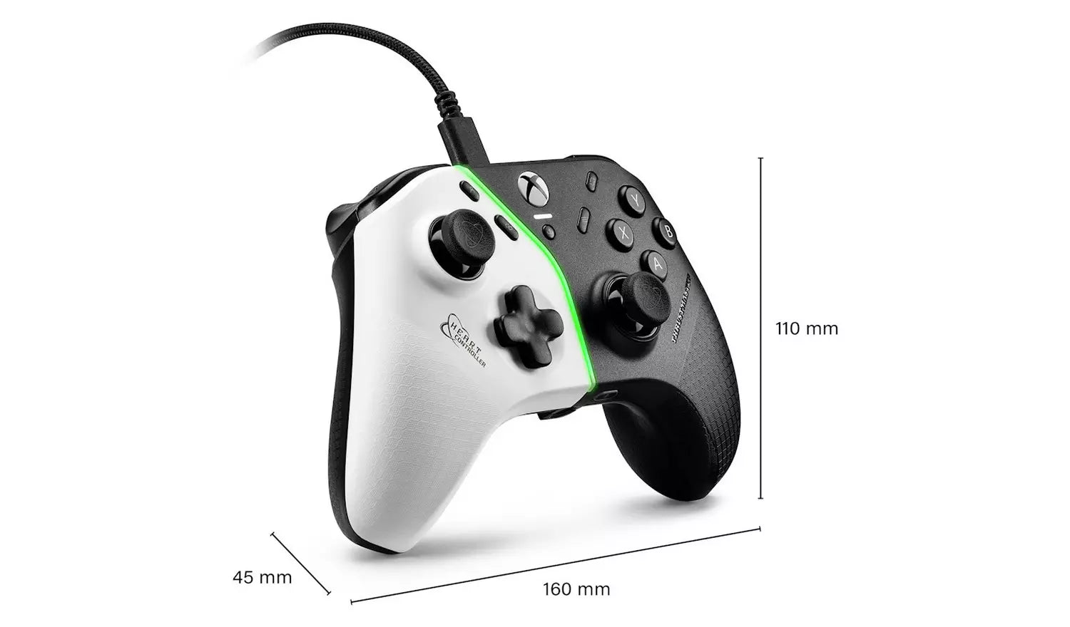 Thrustmaster HEART Wired Controller – White (New) Thrustmaster