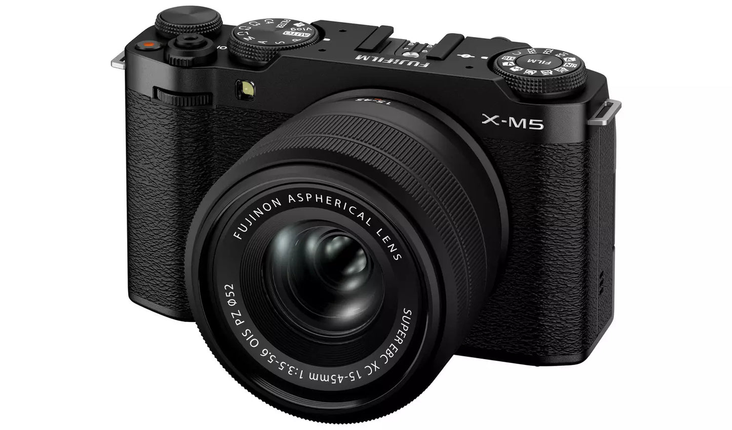 Fujifilm X-M5 Mirrorless Camera with XC 15–45mm Lens – Black (New) Fujifilm