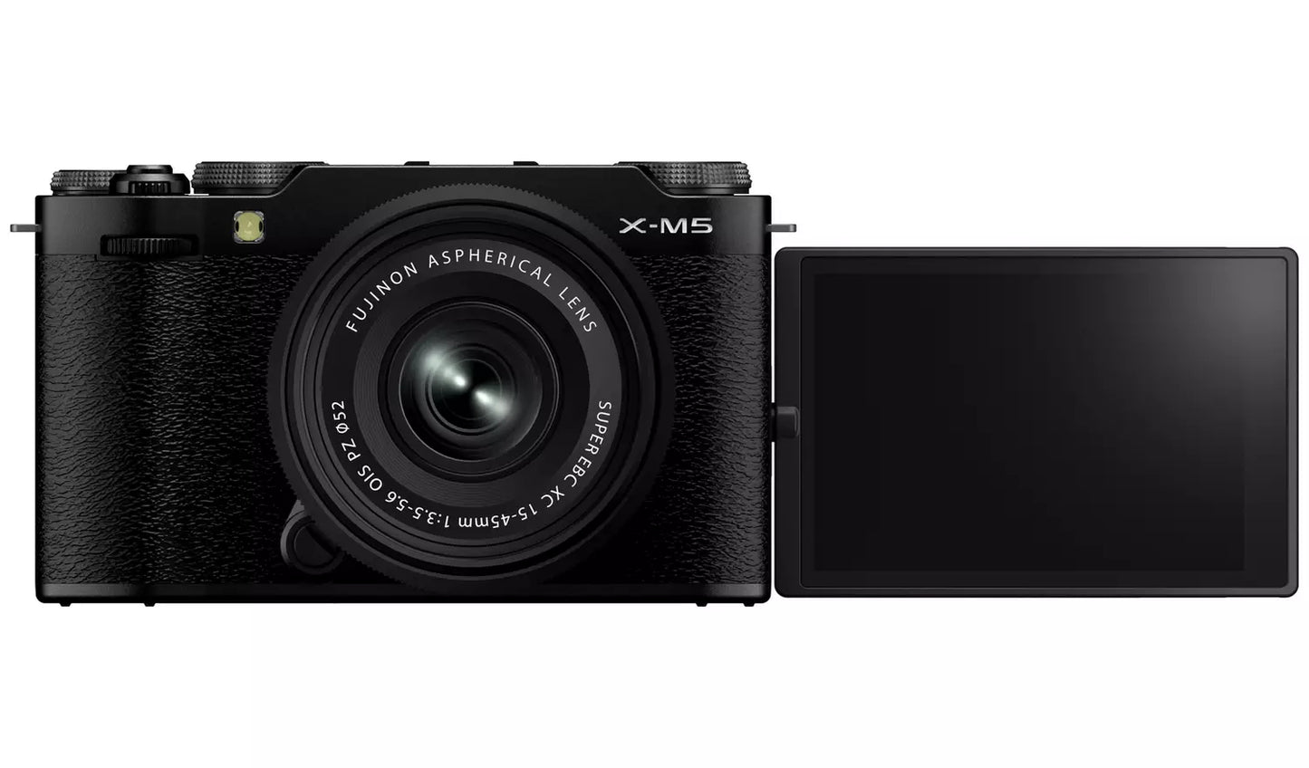 Fujifilm X-M5 Mirrorless Camera with XC 15–45mm Lens – Black (New) Fujifilm