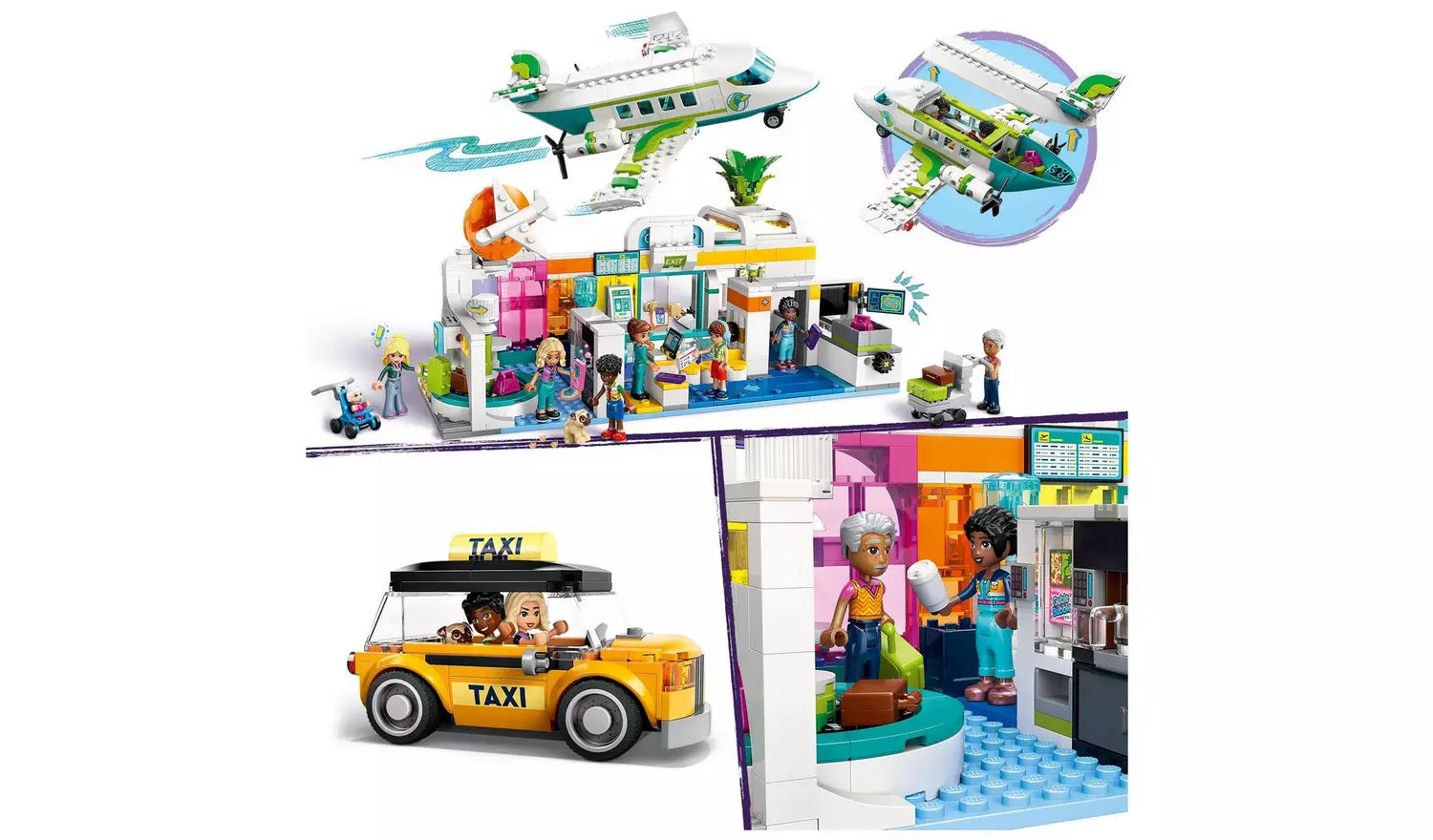 LEGO Friends Heartlake City Airport and Airplane Toy | Ages 8+ | Model 42656 | New LEGO