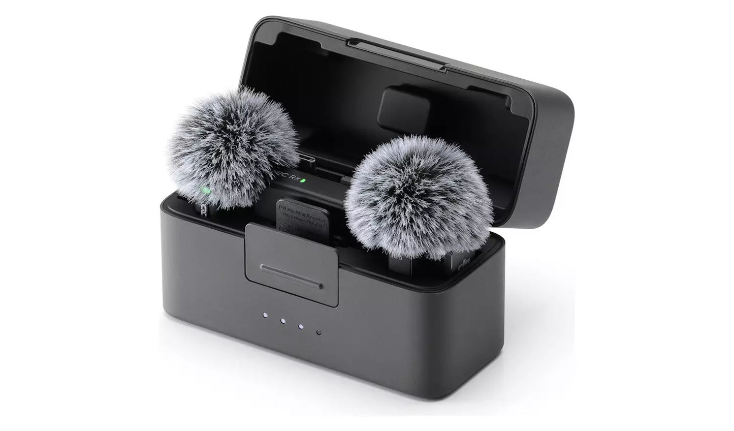 DJI Mic Mini Wireless Microphone System - 2TX + 1RX + Charging Case (New) DJI