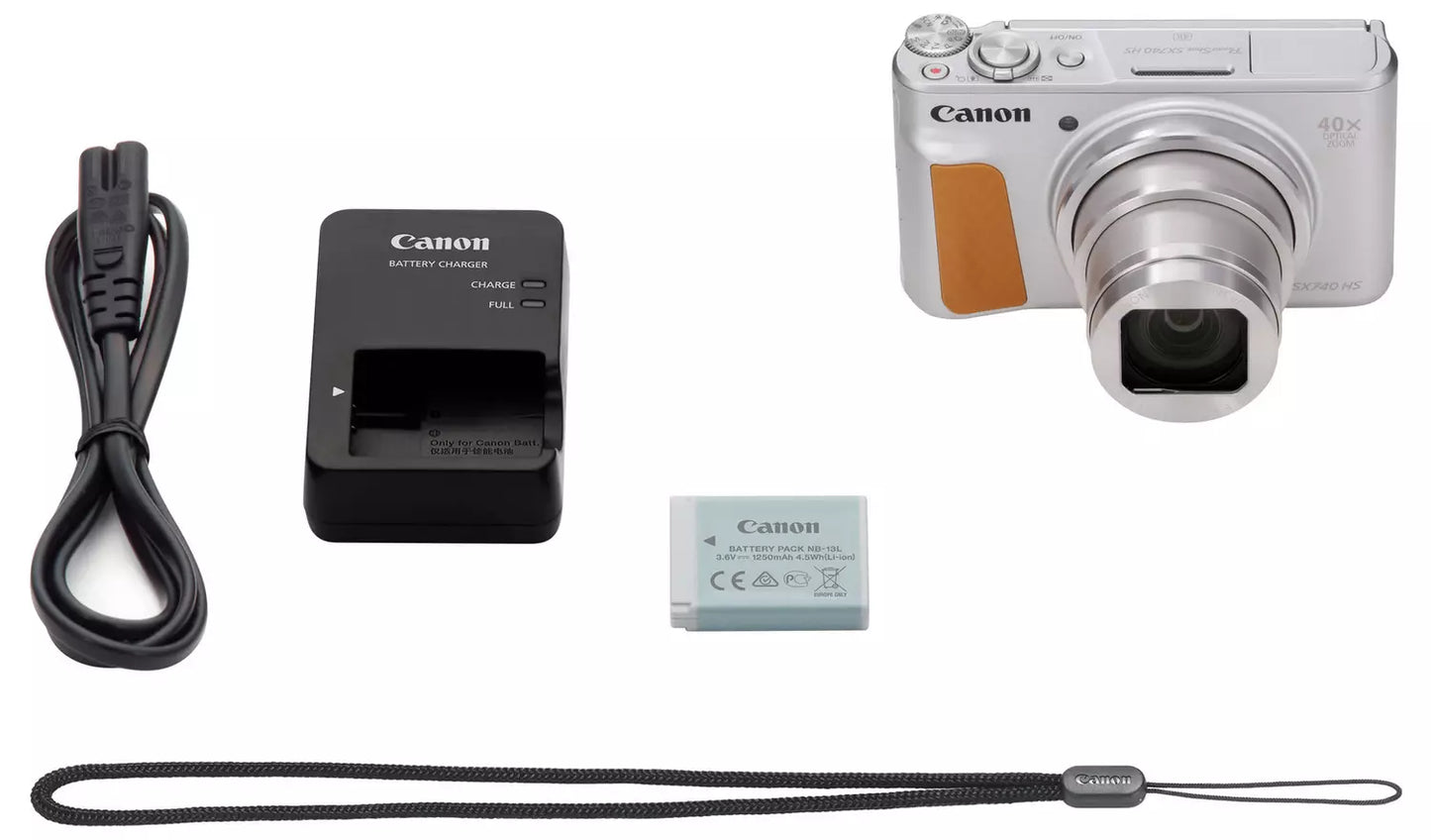 Canon PowerShot SX740 HS Lite 40x Zoom Camera – Silver (New) Canon