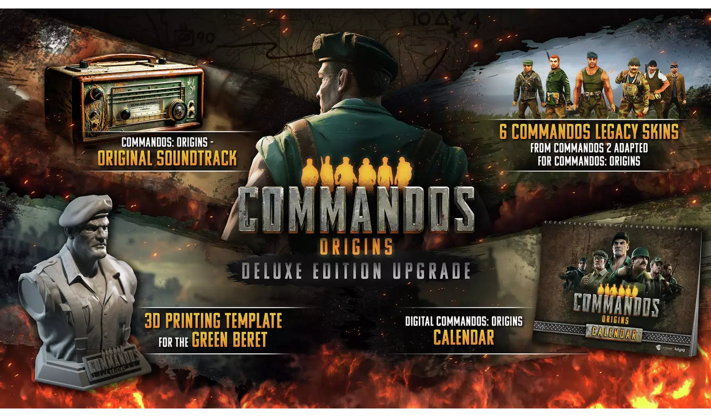 Commandos: Origins Deluxe Edition – PS5 | Physical Disc | 16+ PS5