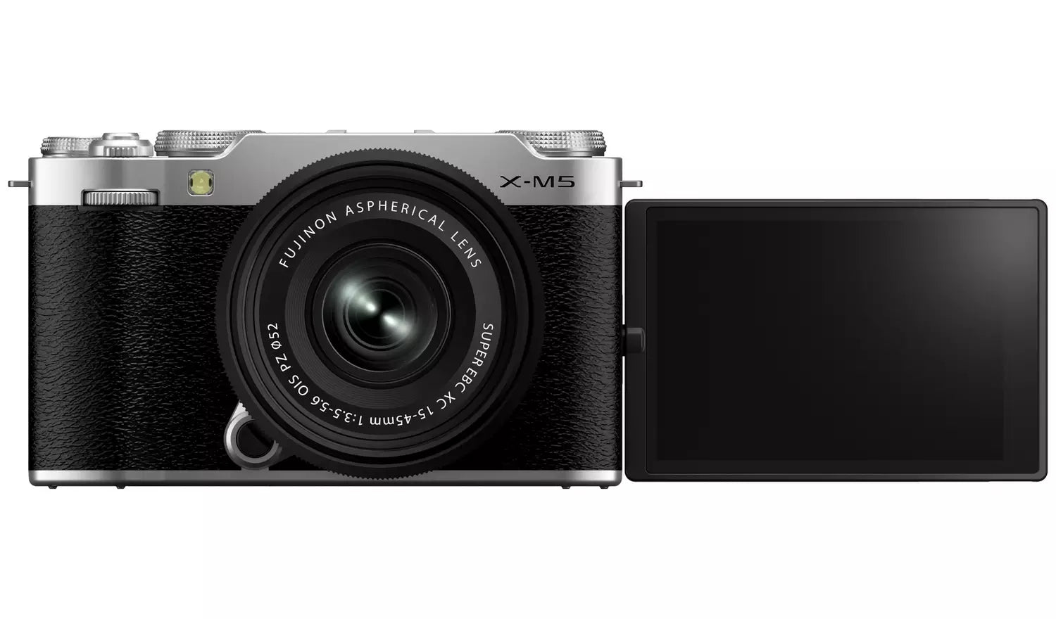 Fujifilm X-M5 Mirrorless Camera with XC 15–45mm Lens – Silver (New) Fujifilm