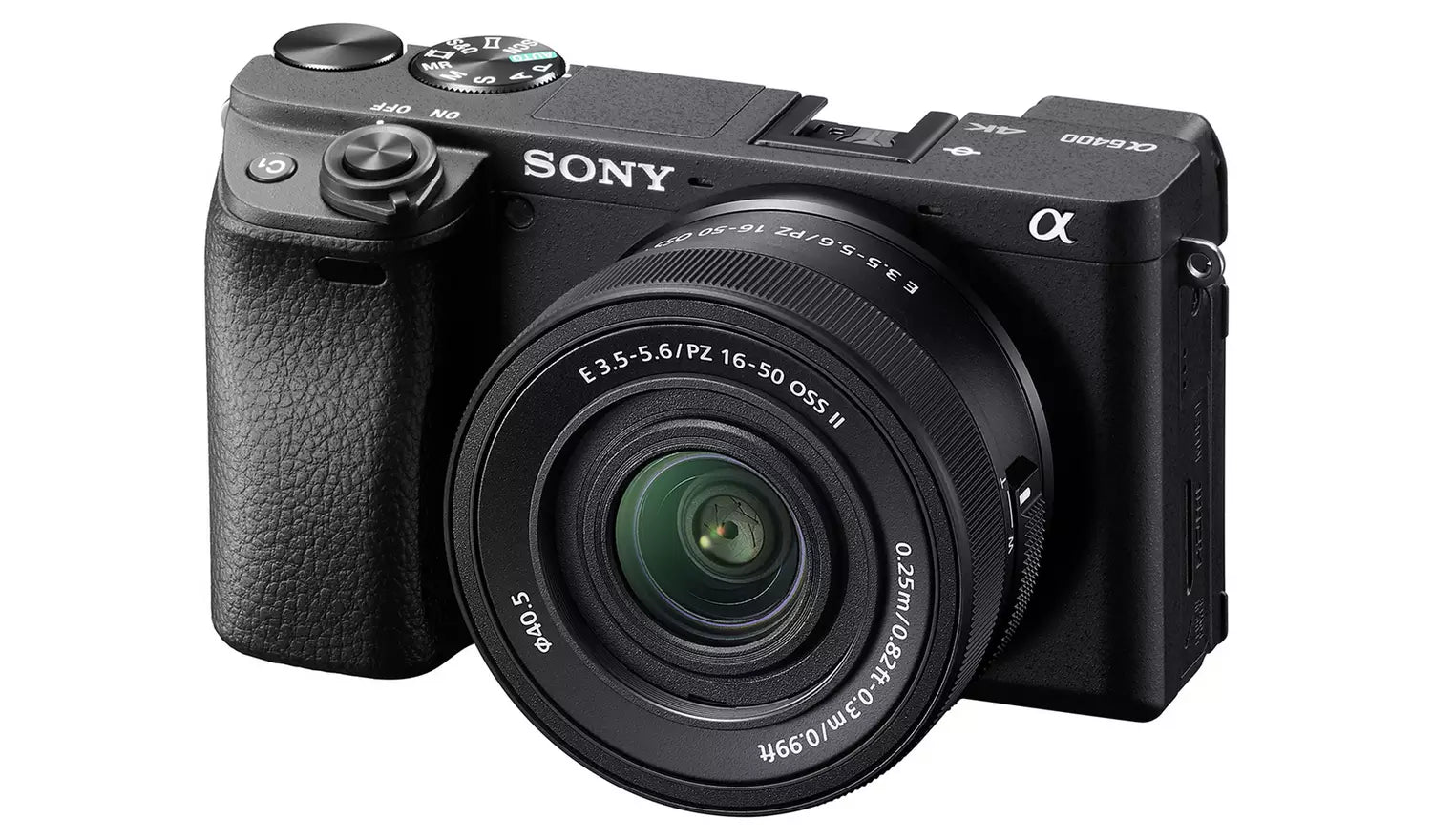 Sony A6400 Mirrorless Camera with 16-50mm Lens – 25MP APS-C, 4K Video (New) Sony
