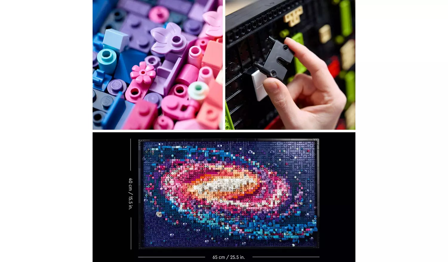 LEGO ART The Milky Way Galaxy Wall Art Set for Adults 31212 | Ages 18+ | New LEGO