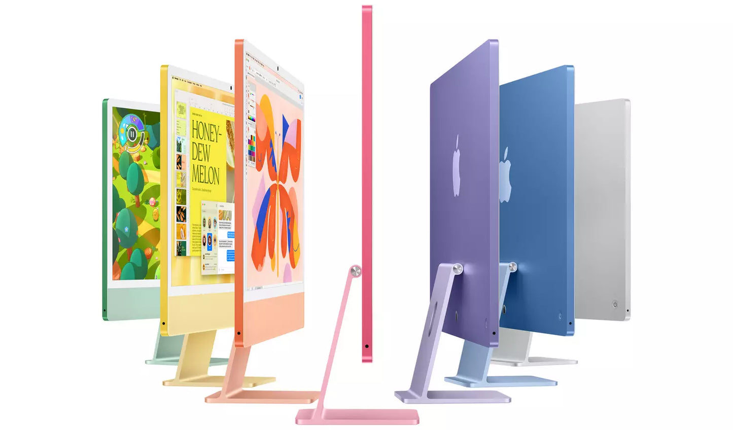 Apple iMac 24″ (2024) M4 10 Core All‑in‑One – 16GB, 256GB, Pink (New) Apple