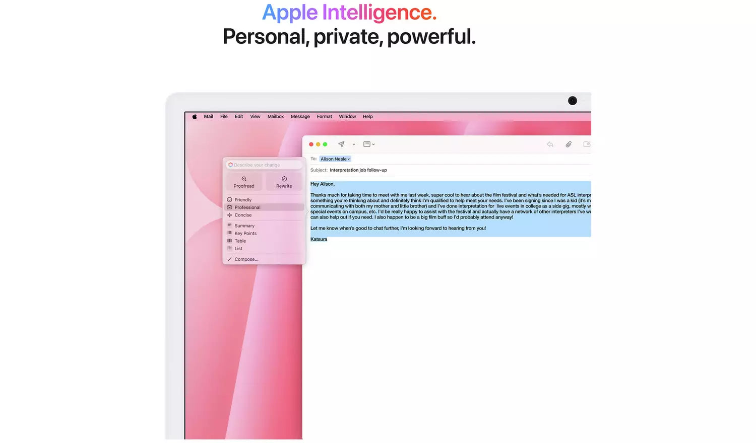 Apple iMac 24″ (2024) M4 10 Core All‑in‑One – 16GB, 256GB, Pink (New) Apple