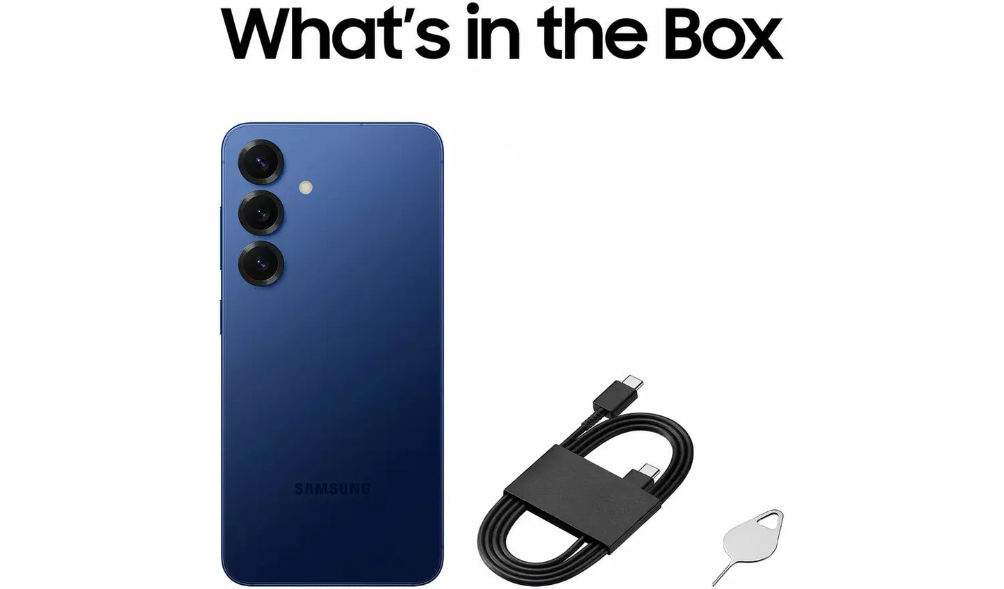 Samsung Galaxy S25 5G AI Mobile Navy 256GB Unlocked (New) Samsung