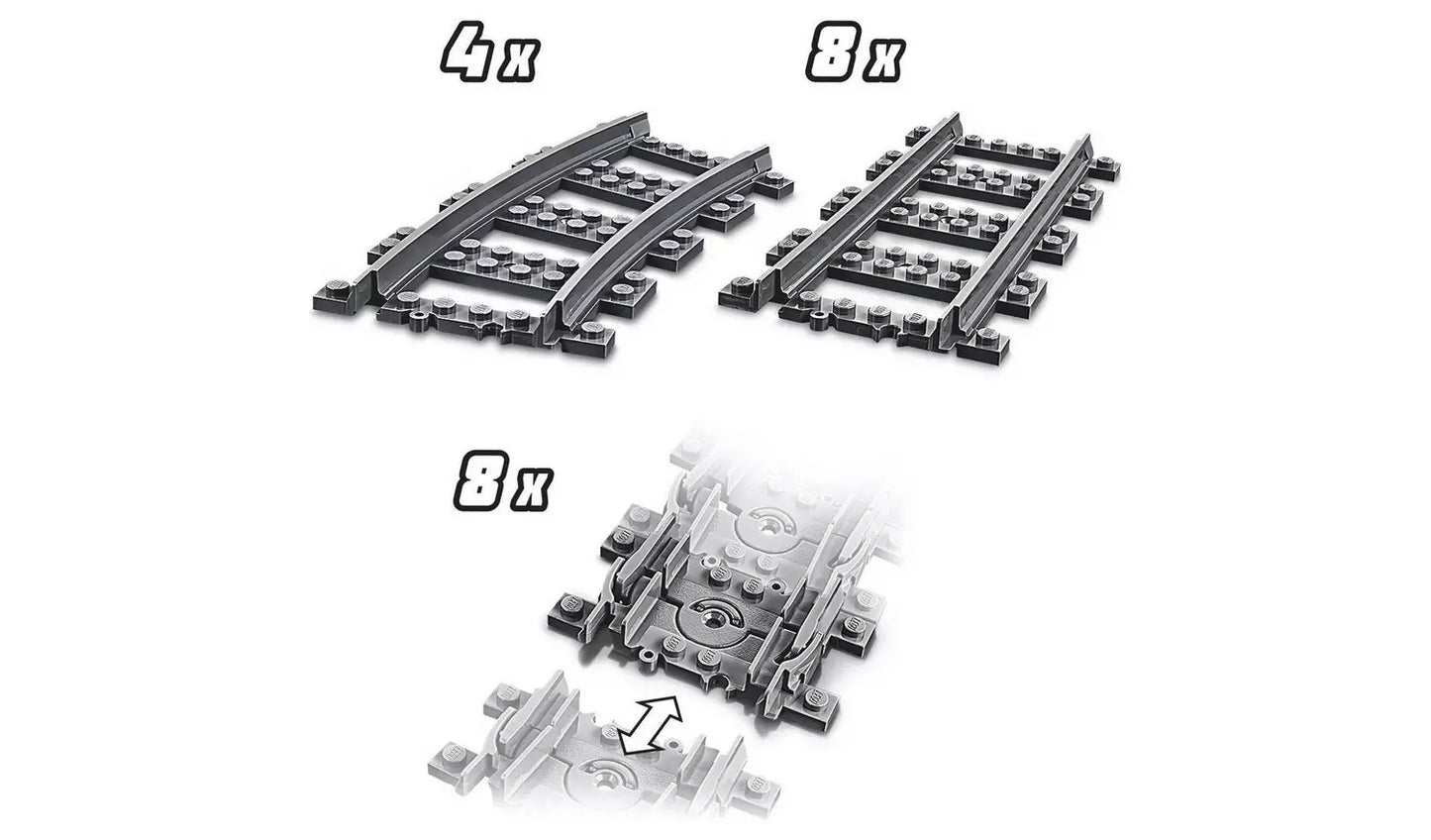 LEGO City Tracks 20 Pieces Set | Ages 5+ | Model 60205 | New LEGO