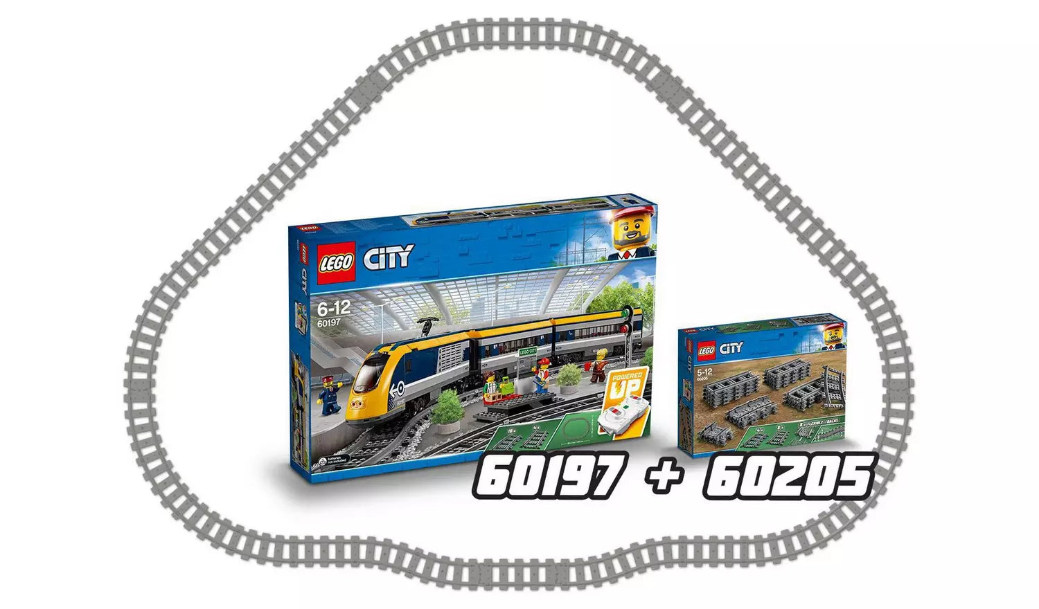 LEGO City Tracks 20 Pieces Set | Ages 5+ | Model 60205 | New LEGO