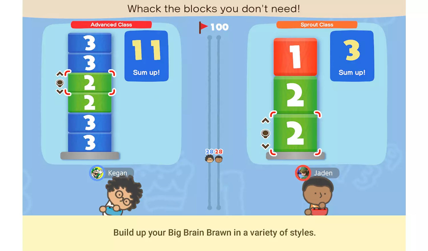 Big Brain Academy: Brain vs. Brain – Nintendo Switch | Physical Game Card | 3+ (New) Nintendo