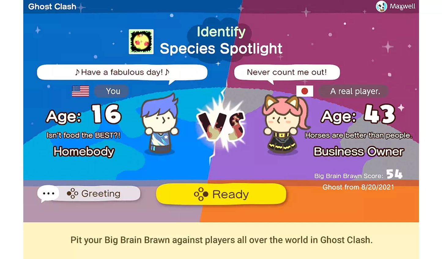 Big Brain Academy: Brain vs. Brain – Nintendo Switch | Physical Game Card | 3+ (New) Nintendo