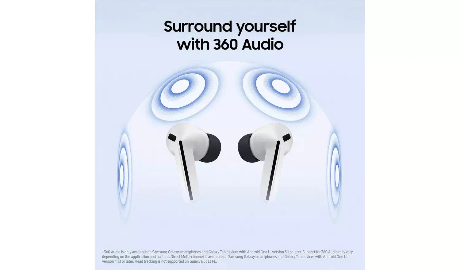 Samsung Galaxy Buds3 FE True Wireless In-Ear Earbuds – Grey Apple