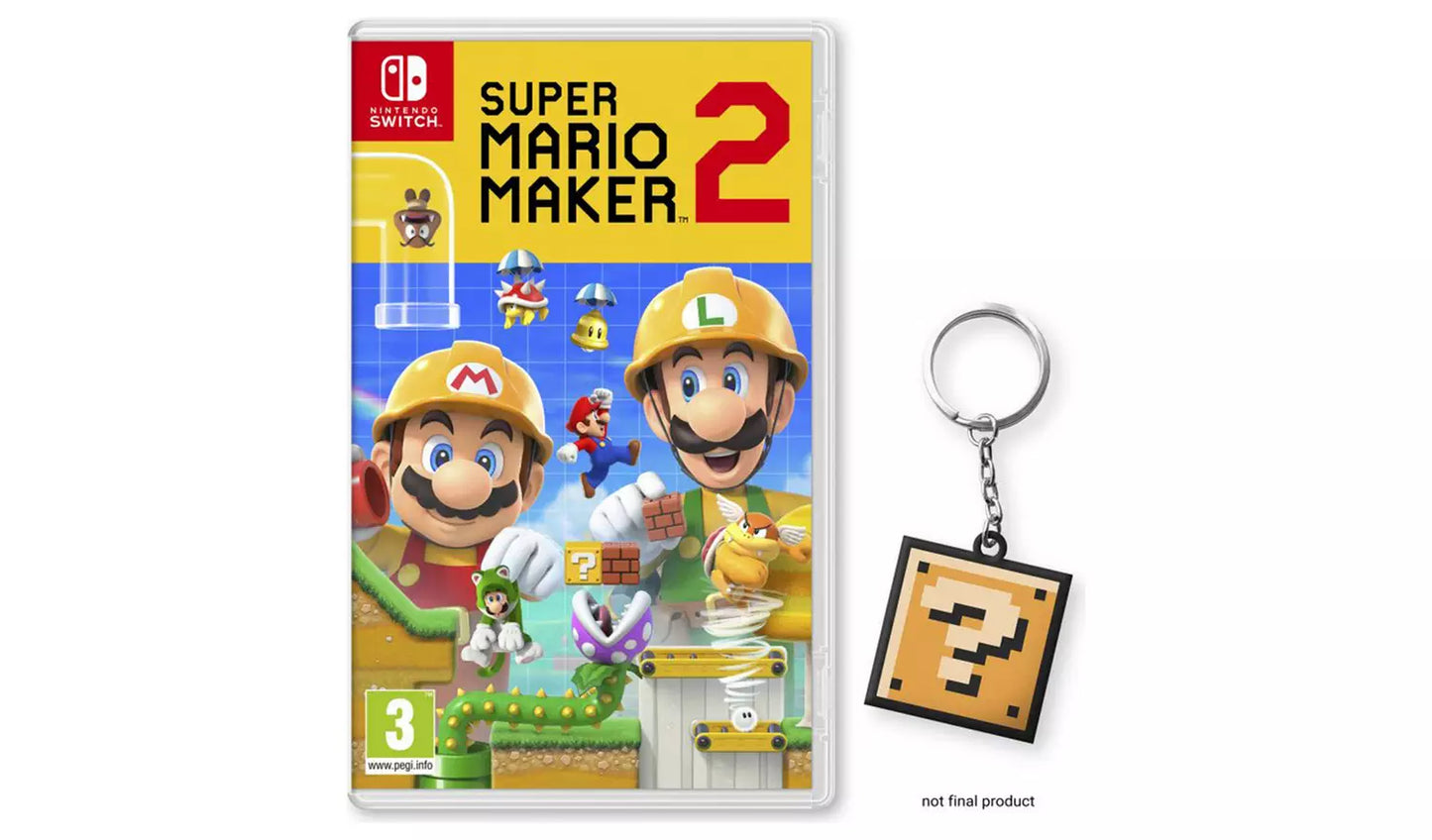 Super Mario Maker 2 – Nintendo Switch | Game Card | Ages 3+ (New) Nintendo