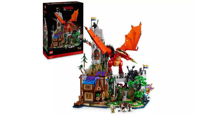 LEGO Ideas Dungeons & Dragons: Red Dragon’s Tale Set for Adults | Ages 18+ | Model 21348 | NEW LEGO