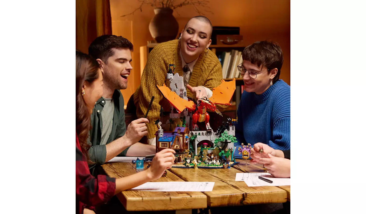 LEGO Ideas Dungeons & Dragons: Red Dragon’s Tale Set for Adults | Ages 18+ | Model 21348 | NEW LEGO