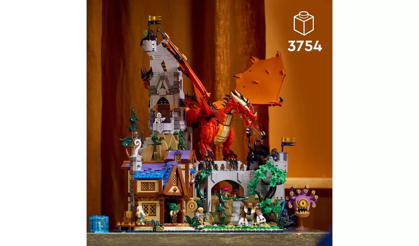 LEGO Ideas Dungeons & Dragons: Red Dragon’s Tale Set for Adults | Ages 18+ | Model 21348 | NEW LEGO