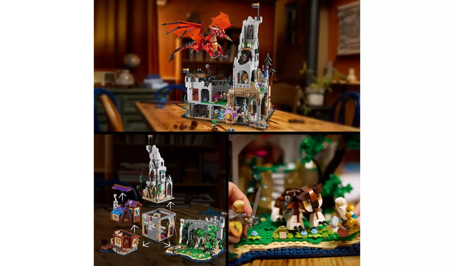 LEGO Ideas Dungeons & Dragons: Red Dragon’s Tale Set for Adults | Ages 18+ | Model 21348 | NEW LEGO