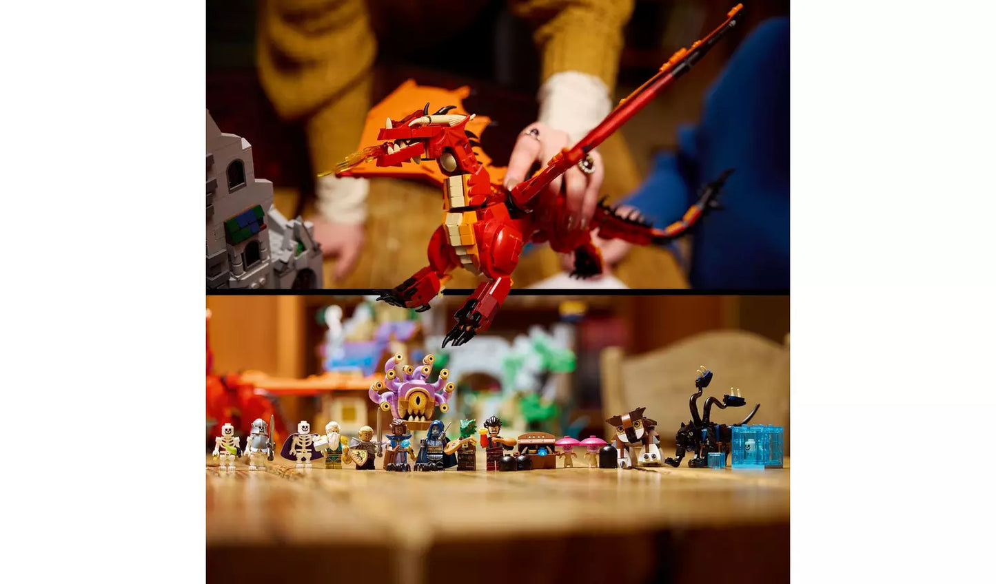 LEGO Ideas Dungeons & Dragons: Red Dragon’s Tale Set for Adults | Ages 18+ | Model 21348 | NEW LEGO