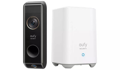 eufy 2K Dual-Camera Video Doorbell + HomeBase 2 eufy
