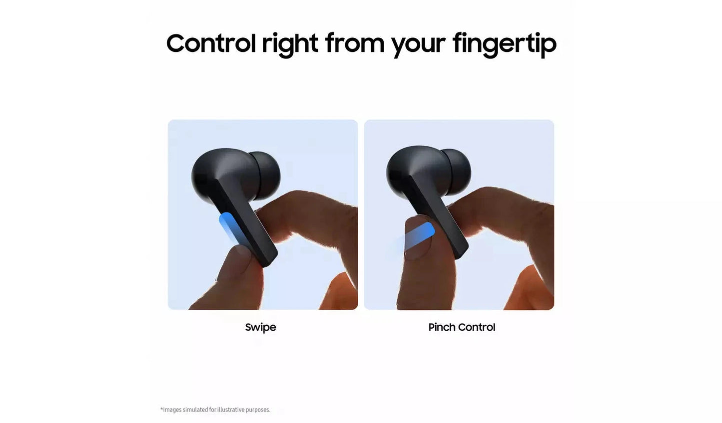 Samsung Galaxy Buds3 FE True Wireless In-Ear Earbuds – Grey Apple