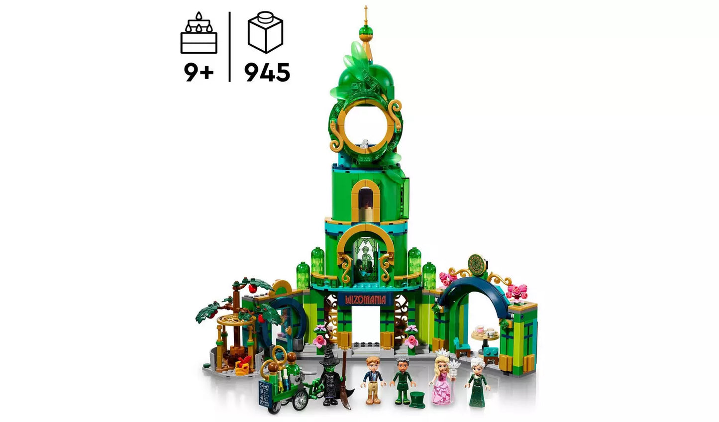 LEGO Wicked Welcome to Emerald City Building Toy Set | Ages 9+ | Model 75684 | New LEGO