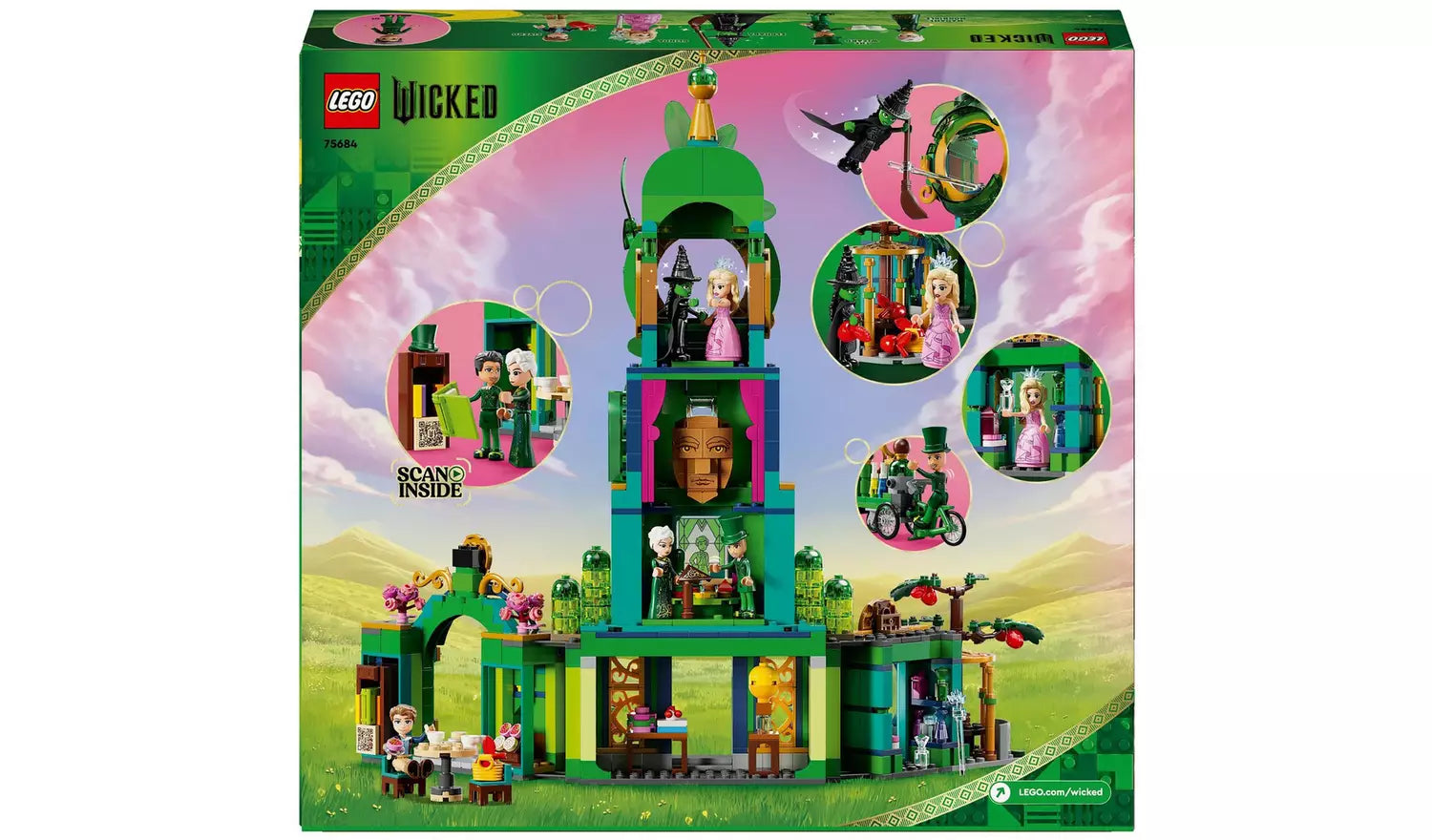 LEGO Wicked Welcome to Emerald City Building Toy Set | Ages 9+ | Model 75684 | New LEGO