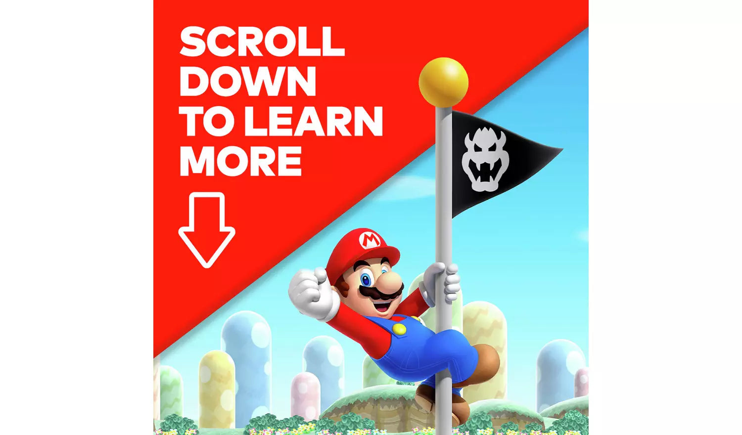 Super Mario Bros. Wonder – Nintendo Switch | Game Card | 3+ (New) Nintendo