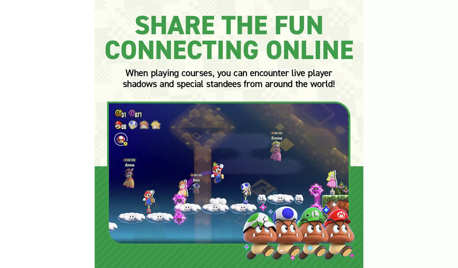 Super Mario Bros. Wonder – Nintendo Switch | Game Card | 3+ (New) Nintendo
