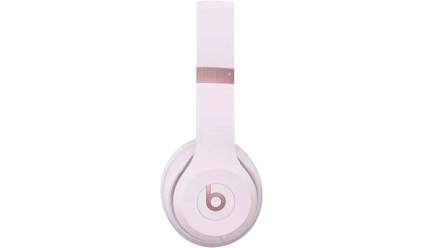 Beats Solo 4 On-Ear True Wireless Headphones - Cloud Pink (Very Good Condition) Beats