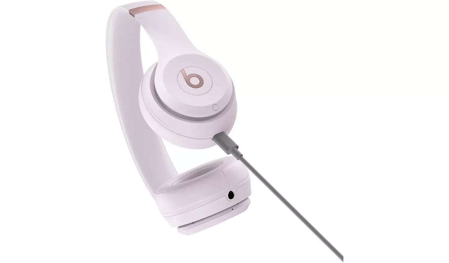 Beats Solo 4 On-Ear True Wireless Headphones - Cloud Pink (Very Good Condition) Beats