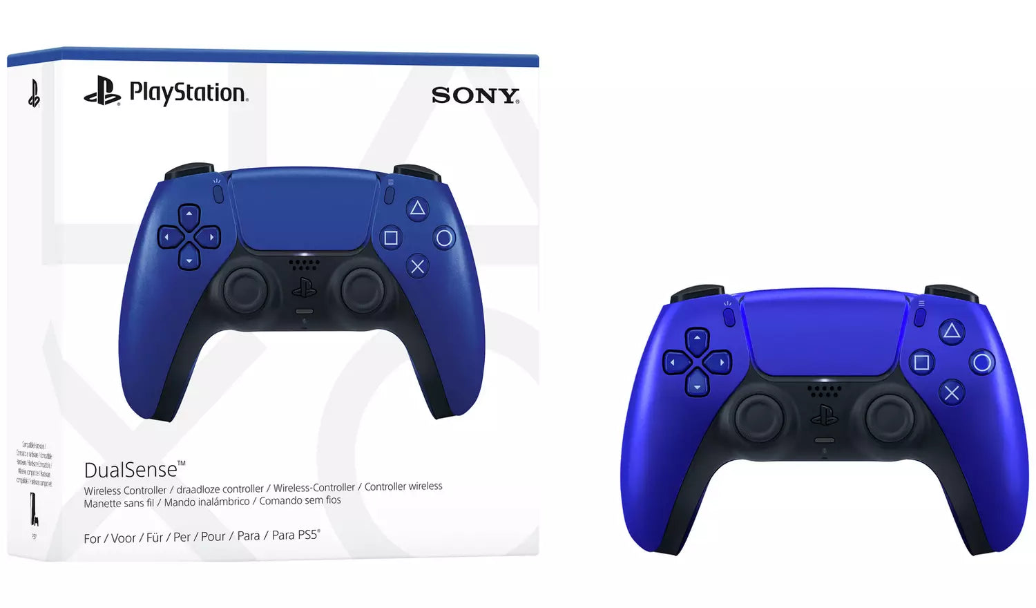 PlayStation 5 DualSense Wireless Controller – Cobalt Blue (New) sony