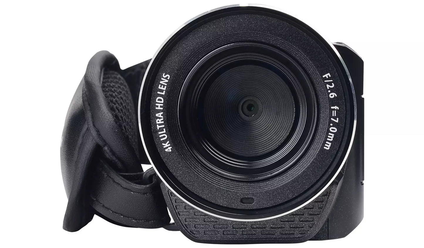 AgfaPhoto Realimove CC4000W 4K Waterproof Camcorder – Black (New) AGFA
