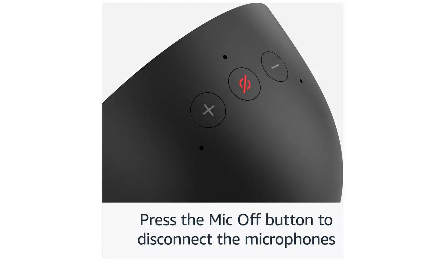 Amazon Echo Spot Smart Alarm Clock with Alexa – Blue (New) - Funkifone