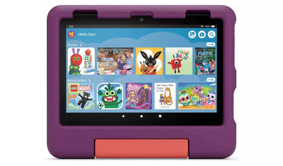 Amazon Fire HD 8 Kids – 8" Tablet, 32GB, Purple – Designed for Ages 3–7, (New) Amazon