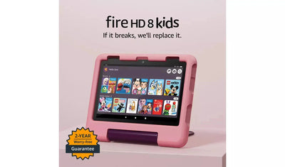Amazon Fire HD 8 Kids – 8" Tablet, 32GB, Purple – Designed for Ages 3–7, (New) Amazon