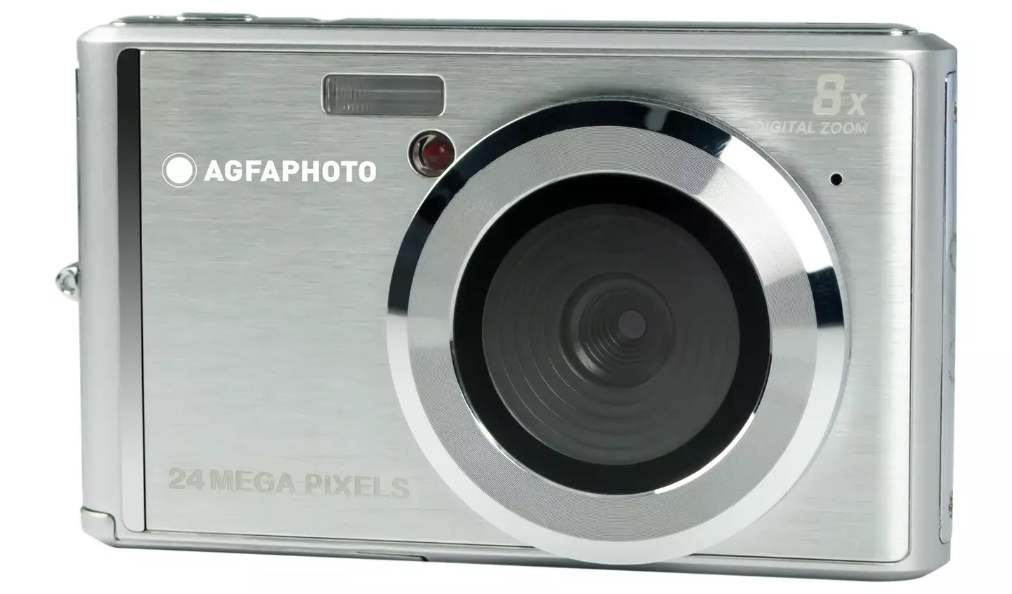 Agfa DC5500 Silver 24MP Compact Digital Camera – 8x Zoom AGFA